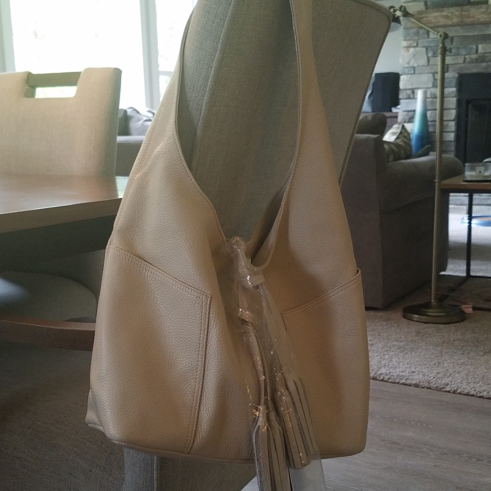 Cream Laggo Havana Handbag